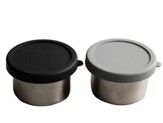 AYA&IDA snackbeholder mørk grå/mat sort 100ml (2-pak)